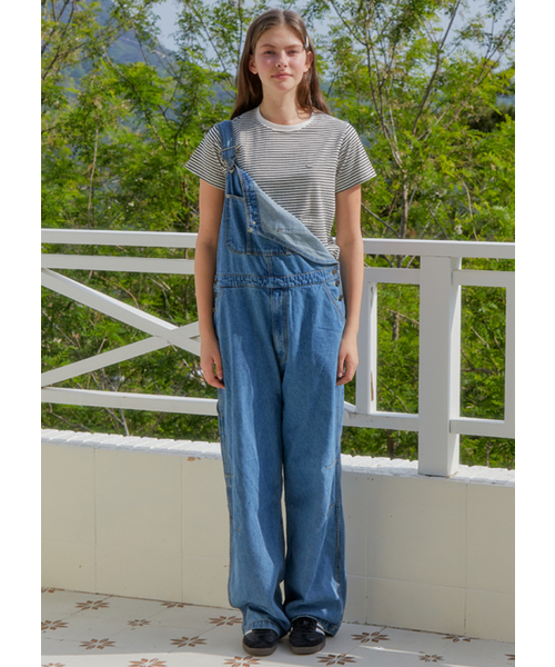 ANOETIC(アノエティック)の「ANC WIDE DENIM OVERALL(デニムパンツ・レディース・その他・FREE)」の2枚目の写真