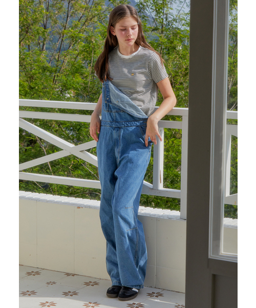 ANOETIC(アノエティック)の「ANC WIDE DENIM OVERALL(デニムパンツ・レディース・その他・FREE)」の4枚目の写真
