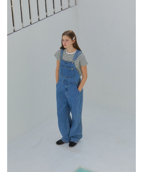 ANOETIC(アノエティック)の「ANC WIDE DENIM OVERALL(デニムパンツ・レディース・その他・FREE)」の5枚目の写真