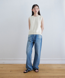 Kintra straight washing denim_BLUE