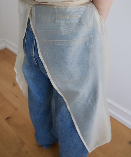 STEP AROUND(ステップアラウンド)の「Kintra straight washing denim_BLUE(デニムパンツ・レディース・その他・SMALL/MEDIUM)」の2枚目の写真