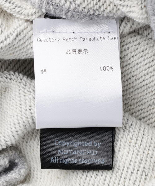NOT4NERD（ノットフォーナード）の「NOT4NERD/ノットフォーナード/Cemetery Patch Parachute Sweat Pants（スウェットパンツ・メンズ・ブラック/グレー・L/XL/M）」の12枚目の写真
