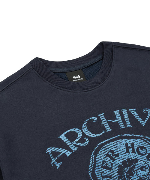MOO(エムオーオー)の「アーカイブバルーンオーバースウェット - ネイビー(スウェット・レディース・その他・LARGE/MEDIUM)」の3枚目の写真