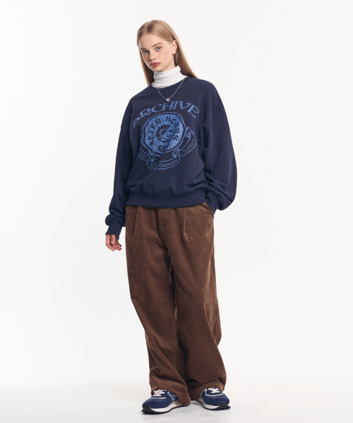 MOO(エムオーオー)の「アーカイブバルーンオーバースウェット - ネイビー(スウェット・レディース・その他・LARGE/MEDIUM)」の10枚目の写真