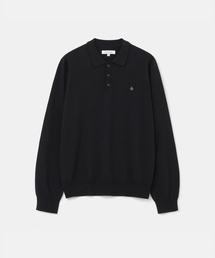 UNIFORM BRIDGE（ユニフォームブリッジ）の「silk blended polo knit black（ニット/セーター）」