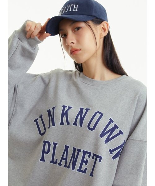 UNKNOWN PLANET(アンノウンプラネット)の「バスティロゴスウェットシャツメランジ(スウェット・レディース・その他・FREE)」の3枚目の写真