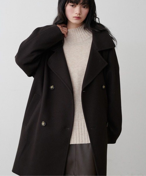 LARUTA(ラルータ)の「【LARUTA】ウール&リサイクルポリブレンドニット(ニット/セーター・レディース・ライトグレー/ベージュ/ミント/ネイビー/ブラック・FREE)」の19枚目の写真