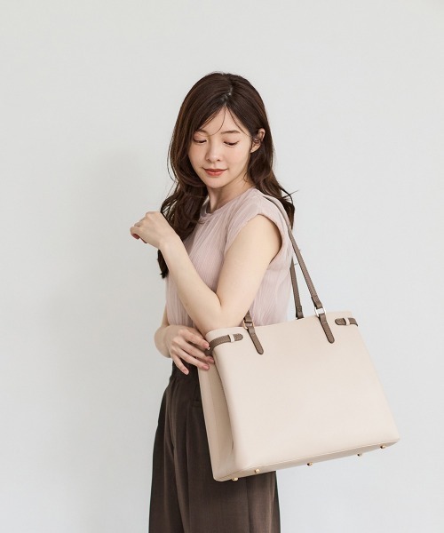 大容量配色ベルトA4バッグ（トートバッグ）｜12Twelve Agenda
