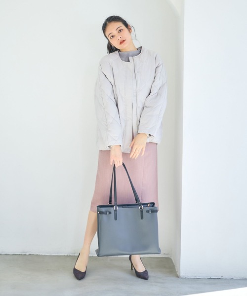 12Twelve Agenda(トゥエルブ アジェンダ)の「大容量配色ベルトA4バッグ(トートバッグ・レディース・グレー/チャコールグレー/ベージュ/ブラウン系その他/ベージュ系その他/グレー系その他/グレー系その他2・FREE)」の20枚目の写真
