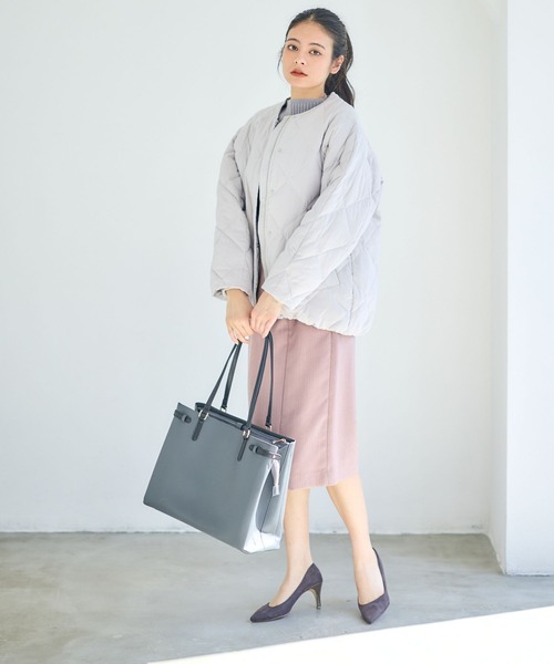 12Twelve Agenda(トゥエルブ アジェンダ)の「大容量配色ベルトA4バッグ(トートバッグ・レディース・グレー/チャコールグレー/ベージュ/ブラウン系その他/ベージュ系その他/グレー系その他/グレー系その他2・FREE)」の21枚目の写真