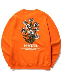 DAISY BUNDLE GRAPHIC クルーネック - オレンジ