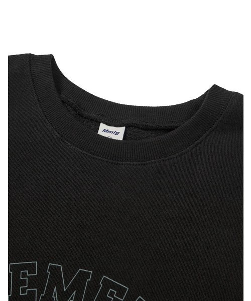 MMLG（エムエムエルジー）の「[Mmlg] STROKE HF SWEAT (EVERY BLACK)（スウェット・レディース・その他・SMALL/MEDIUM/LARGE/X-LARGE）」の2枚目の写真