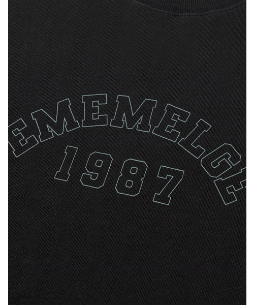 MMLG（エムエムエルジー）の「[Mmlg] STROKE HF SWEAT (EVERY BLACK)（スウェット・レディース・その他・SMALL/MEDIUM/LARGE/X-LARGE）」の3枚目の写真