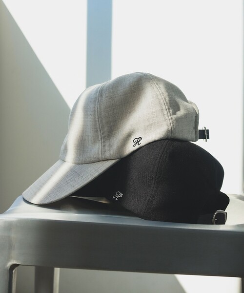 Demi-Luxe BEAMS(デミルクス ビームス)の「【別注】〈WOMEN〉KIJIMA TAKAYUKI / ポリエステル 6パネル キャップ(ハット・レディース・ブラック/ナチュラル・ONE SIZE)」の3枚目の写真