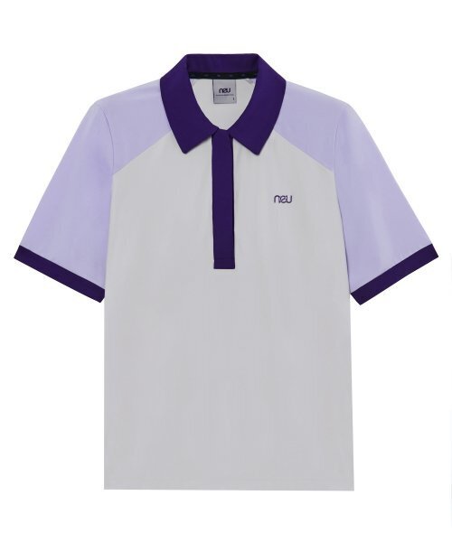 NEU GOLF(エヌイーユーゴルフ)の「レグランセットアップカラーTシャツ - パープル(ポロシャツ・レディース・その他・LARGE/MEDIUM/SMALL)」の9枚目の写真