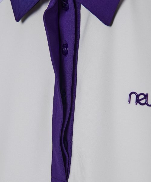 NEU GOLF(エヌイーユーゴルフ)の「レグランセットアップカラーTシャツ - パープル(ポロシャツ・レディース・その他・LARGE/MEDIUM/SMALL)」の12枚目の写真