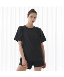 SWT25031-03 リアルフレッシュオーバーサイズTシャツディープナイトチャコール