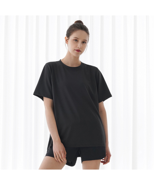 SKULLPIG(スカルピグ)の「SWT25031-03 リアルフレッシュオーバーサイズTシャツディープナイトチャコール(Tシャツ/カットソー・レディース・チャコール・SMALL/MEDIUM/LARGE/X-LARGE)」の1枚目の写真