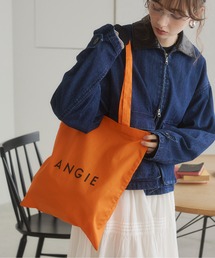 ANGIE | ロゴ カラー コットン トート バック（A4収納可）(トートバッグ)