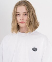 エムエルワールドワイド ミランクルーオーバーサイズ半袖Tシャツ [ホワイト]