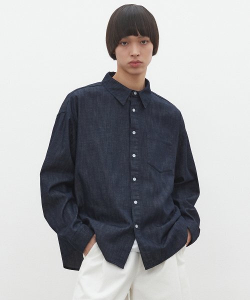 DECET(デケト)の「Over Denim Shirts DCSH003Indigo(シャツ/ブラウス・レディース・その他・SMALL/MEDIUM/LARGE)」の6枚目の写真