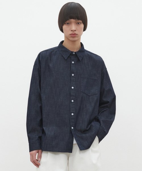 DECET(デケト)の「Over Denim Shirts DCSH003Indigo(シャツ/ブラウス・レディース・その他・SMALL/MEDIUM/LARGE)」の8枚目の写真