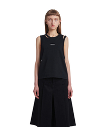 Slit Tank Top_Black