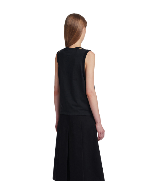 TRUNK PROJECT(トランクプロジェクト)の「Slit Tank Top_Black(Tシャツ/カットソー・レディース・その他・SMALL/LARGE)」の2枚目の写真