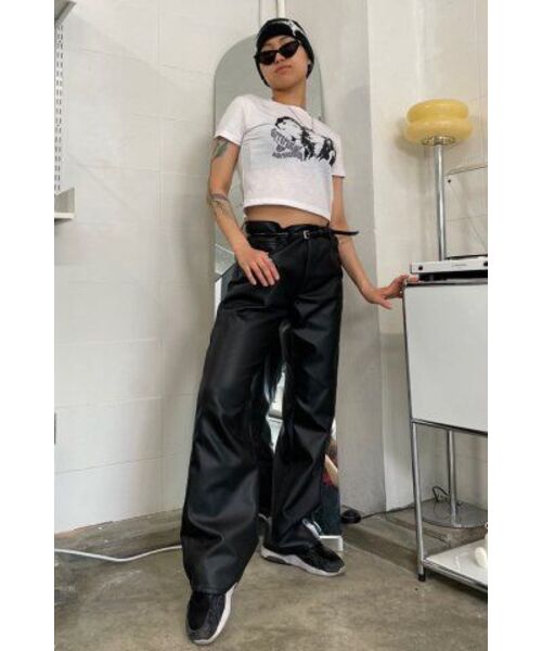DXOH(ディソエイチ)の「スリーウィメンズ セミクロップTシャツ ホワイト(Tシャツ/カットソー・レディース・その他・FREE)」の10枚目の写真