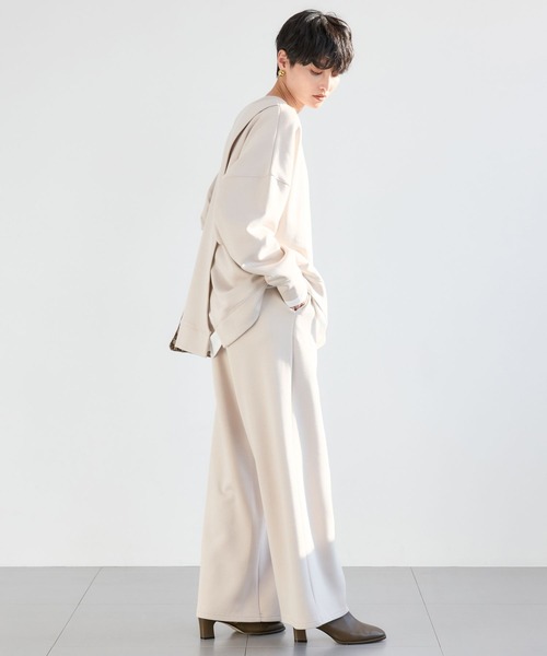 BARNYARDSTORM（バンヤードストーム）の「BARNYARDSTORM / 裏起毛バック切り替えプルオーバー/ マシンウォッシャブル（スウェット・レディース・ライトグレー/アイボリー/ブラック・FREE）」の18枚目の写真