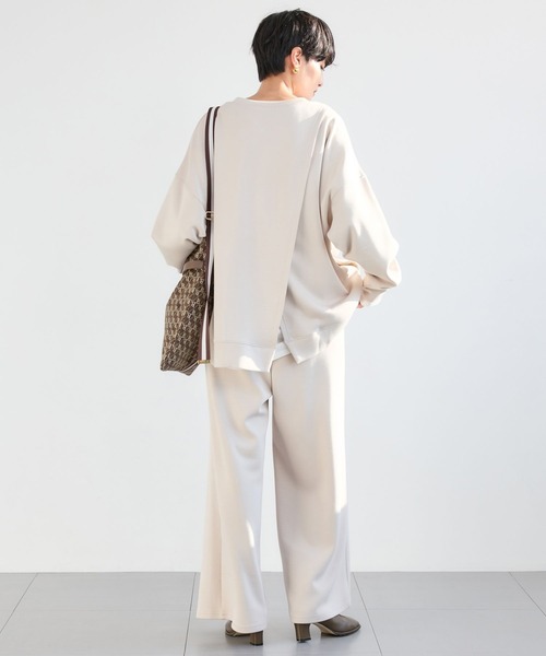 BARNYARDSTORM（バンヤードストーム）の「BARNYARDSTORM / 裏起毛バック切り替えプルオーバー/ マシンウォッシャブル（スウェット・レディース・ライトグレー/アイボリー/ブラック・FREE）」の19枚目の写真