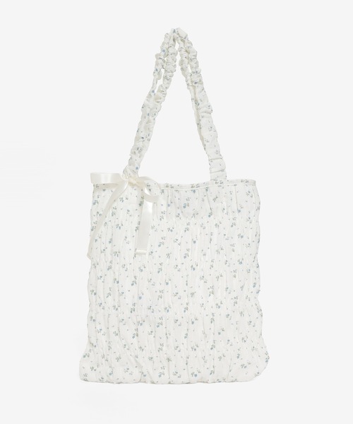 Honeys（ハニーズ）の「柄ギャザートート（トートバッグ・レディース・ホワイト系その他/ブラック系その他/イエロー系その他/ピンク系その他・FREE）」の13枚目の写真