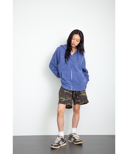 WIND AND SEA(ウィンダンシー)の「Heptagon Logo Zip Up Sweatshirt(パーカー・メンズ・ブラウン/ブルー・M/L/XL)」の3枚目の写真