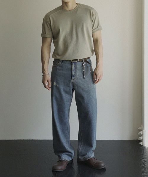 SIIIIDO（シド）の「MARVIN VINTAGE LIGHT ESSENTIAL DENIM JEANS #1（デニムパンツ・メンズ・その他・2/4/3）」の5枚目の写真