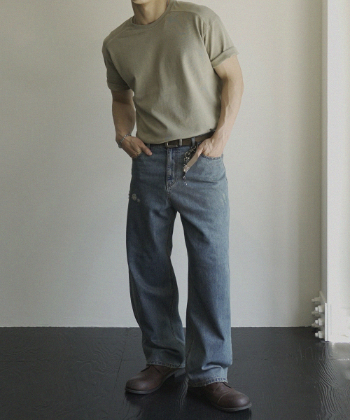 SIIIIDO（シド）の「MARVIN VINTAGE LIGHT ESSENTIAL DENIM JEANS #1（デニムパンツ・メンズ・その他・2/4/3）」の4枚目の写真