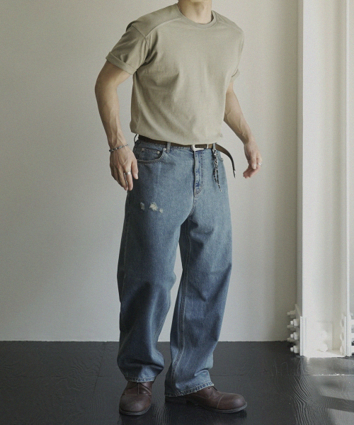 SIIIIDO（シド）の「MARVIN VINTAGE LIGHT ESSENTIAL DENIM JEANS #1（デニムパンツ・メンズ・その他・2/4/3）」の2枚目の写真