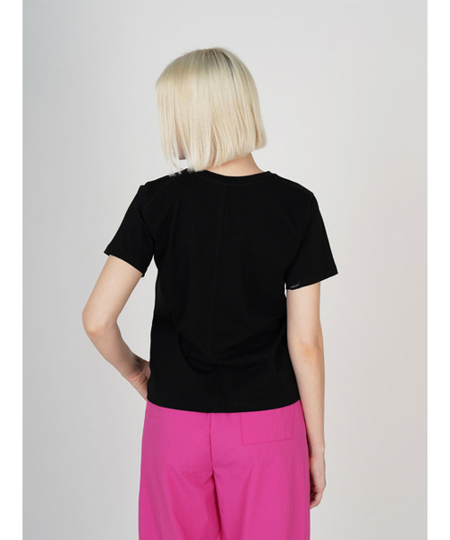 NITINA(ニティナ)の「シグニチャー刺繍TシャツBK(Tシャツ/カットソー・レディース・ブラック・FREE)」の3枚目の写真