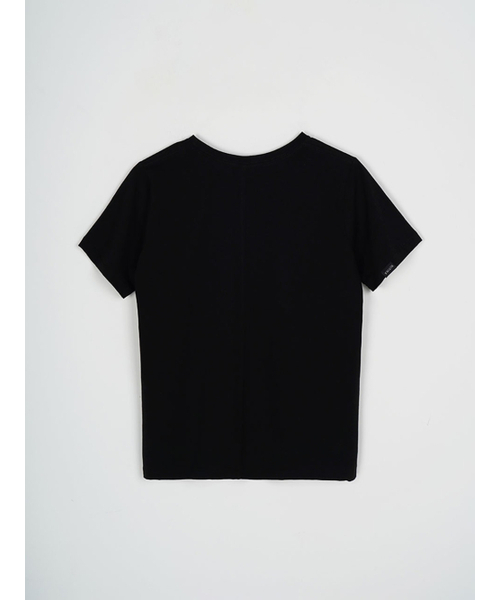 NITINA(ニティナ)の「シグニチャー刺繍TシャツBK(Tシャツ/カットソー・レディース・ブラック・FREE)」の5枚目の写真