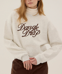 DANGLEDROP（ダングルドロップ）の「DGDP Lettering Embroidered Crop Man-to-Man_Oatmeal（スウェット）」