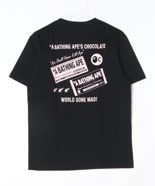 A BATHING APE(アベイシングエイプ)の「CHOCOLATE APE HEAD TEE(Tシャツ/カットソー・メンズ・ホワイト/ブラック・MEDIUM/XXX-LARGE/XX-LARGE/X-LARGE/SMALL/LARGE)」の9枚目の写真