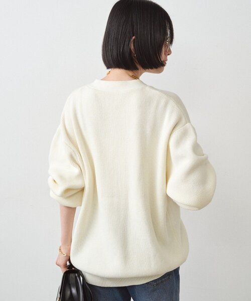 LOUNGEDRESS（ラウンジドレス）の「ゴールドリングカーデ（カーディガン/ボレロ・レディース・ネイビー/アイボリー・FREE）」の20枚目の写真