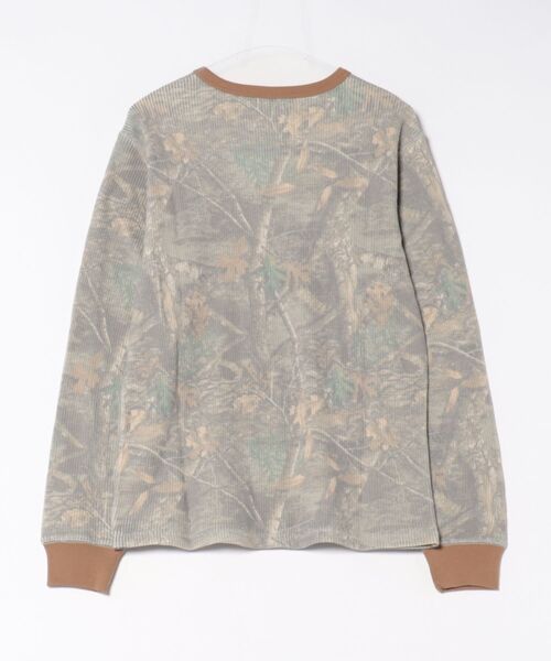 Champion(チャンピオン)の「【Champion】C3-D405 LONG SLEEVE T-SHIRT(Tシャツ/カットソー・メンズ・カーキ/チャコールグレー・M/XL/L)」の3枚目の写真