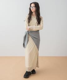 SENSE OF PLACE by URBAN RESEARCH | シアーレイヤードシャーリングワンピース(ワンピース)