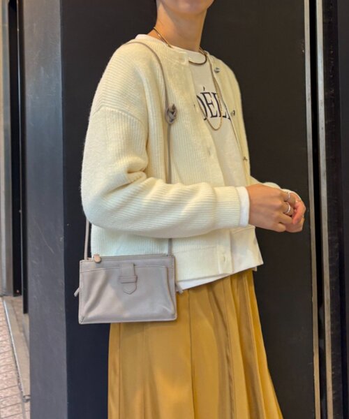 Jena espace merveilleux（ジェナ　エスパスメルヴェイユ）の「【春まで着れる】カタアゼ金ボタンカーディガン（カーディガン/ボレロ・レディース・オフホワイト/ライトグレー/チャコールグレー/ブルー・FREE）」の11枚目の写真