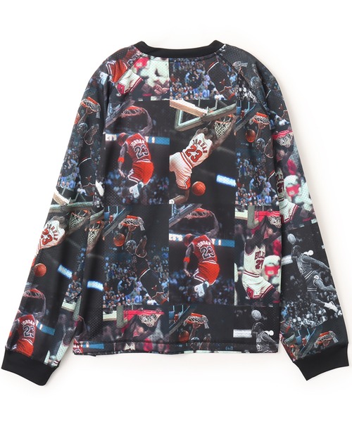JORDAN BRAND(ジョーダンブランド)の「JORDAN BRAND M J FLT AOP LS JRSY / ジョーダン ブランド FLT AOP L/S トップ JRSY / NIKE【SP】(Tシャツ/カットソー・メンズ・ブラック・S/M/L/XL/XXL)」の3枚目の写真