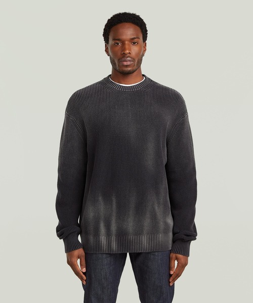 Sunfaded Loose Knit Pullover/ヴィンテージライクサンフェード
