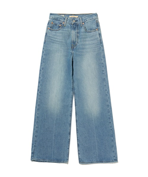 Levi's(リーバイス)の「Levi's/リーバイス RIBCAGE WIDE LEG ジーンズ ミディアムインディゴ(デニムパンツ・レディース・ブルー系その他・23inch/24inch/26inch/27inch)」の2枚目の写真