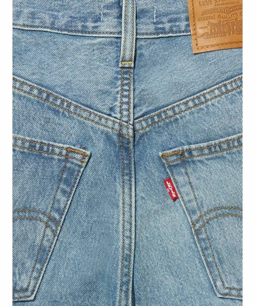 Levi's/リーバイス RIBCAGE WIDE LEG ジーンズ ミディアムインディゴ