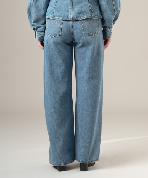Levi's(リーバイス)の「Levi's/リーバイス RIBCAGE WIDE LEG ジーンズ ミディアムインディゴ(デニムパンツ・レディース・ブルー系その他・23inch/24inch/26inch/27inch)」の14枚目の写真