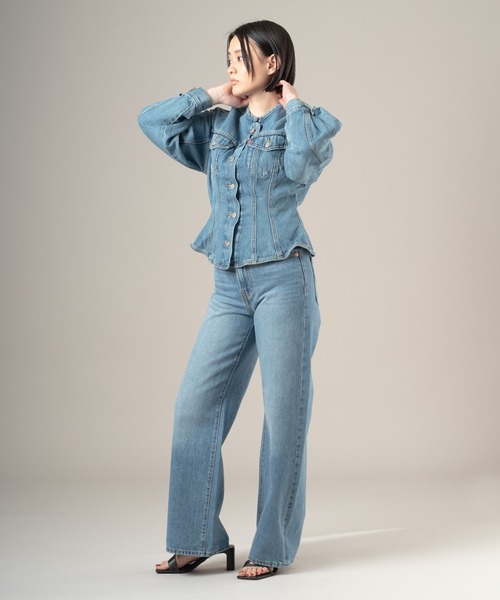 Levi's(リーバイス)の「Levi's/リーバイス RIBCAGE WIDE LEG ジーンズ ミディアムインディゴ(デニムパンツ・レディース・ブルー系その他・23inch/24inch/26inch/27inch)」の15枚目の写真